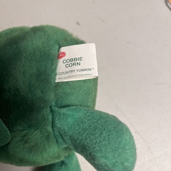 Vintage Del Monte Plush Stuffy 80s Lot Country Yumkins Peach - Corn -Sweetie Pea - Picture 9 of 16